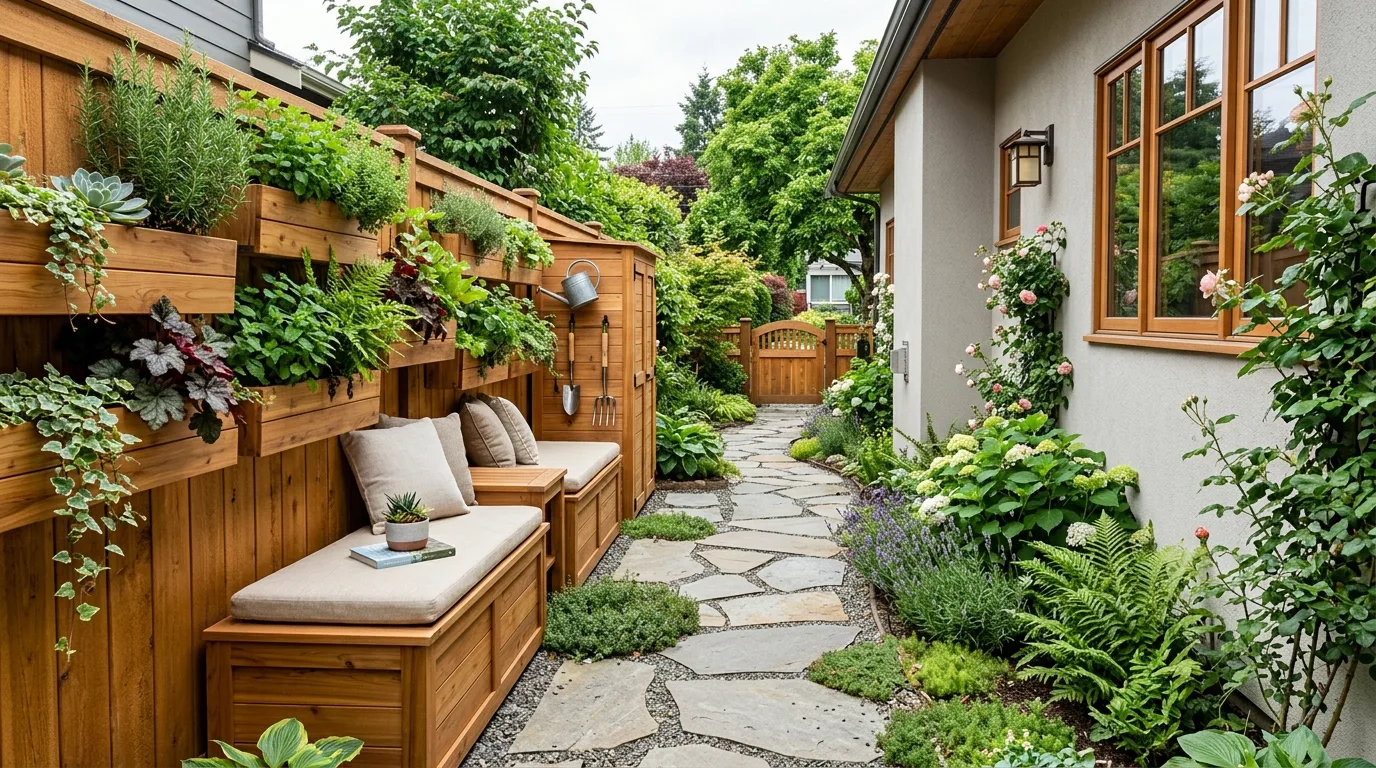 Side Yard Lighting Plan